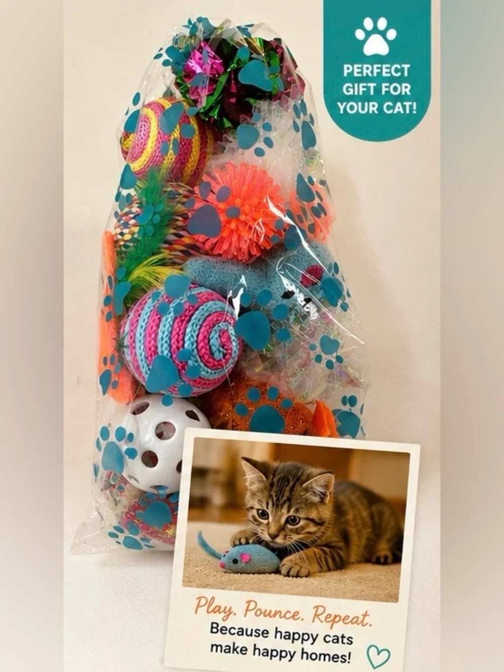 Cat Toy Bundle Lot of 10 New Unused Interactive Cat Toys